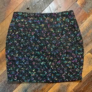 Idem Ditto Multicolor Tweed Skirt Size Medium NWT